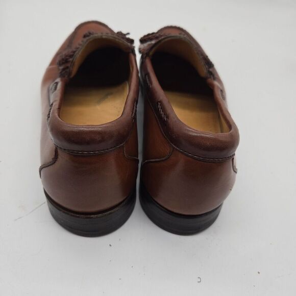 Allen Edmonds Woodstock Mens Size 10 D Brown Leather Kiltie Dress Loafers Shoes main image 7